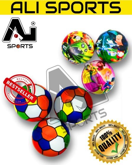 Medium Soft Cartoon Foam Balls - Pack of 12Pcs