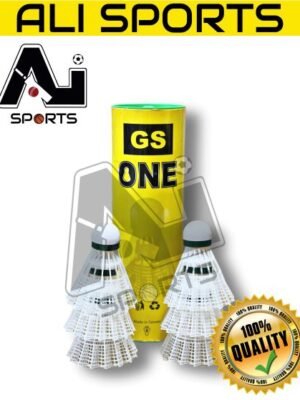 GS One Plastic Shuttlecocks - Made in Taiwan (Pack of 6 Pcs)