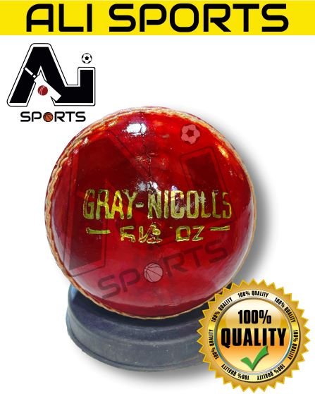 Original 4-Piece Grey Nicolas HardBall - Heavy Leather Ball for Hardball Cricket