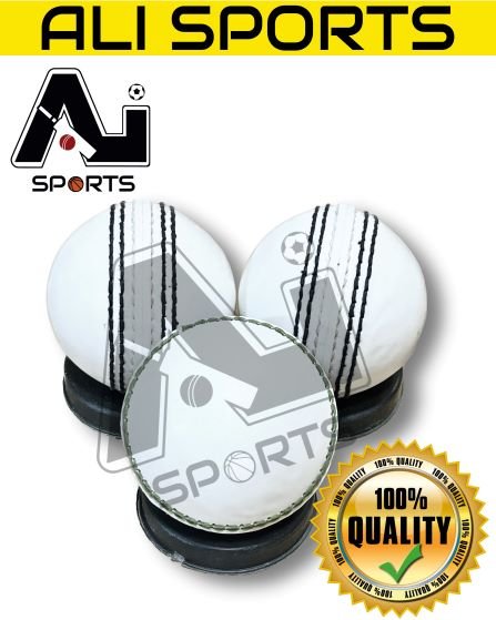 White Master Practice Balls - Synthetic Hardball For Tape Ball Bat (6Pcs or 12Pcs)