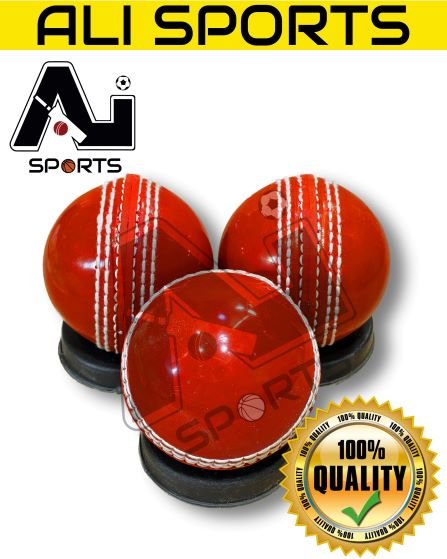 Red Master Practice Balls - Synthetic Hardball For Tape Ball Bat (6Pcs or 12Pcs)