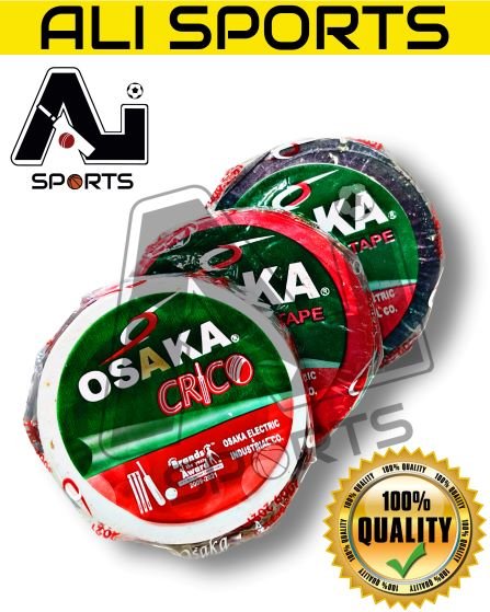 Original OSAKA Pvc Tape - Pack of 10 (Black,White,Red)