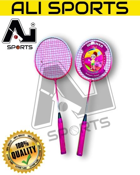 Junior Badminton Rackets in Net Packing - (Pair)