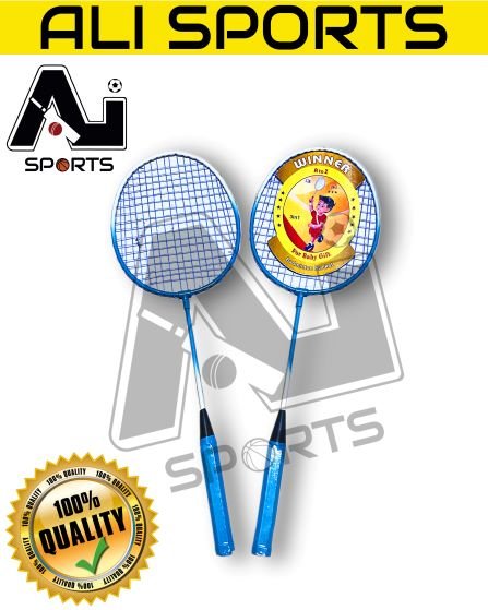 Junior Badminton Rackets in Net Packing - (Pair)