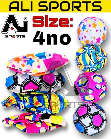4no Size PVC soft Footballs for kids - Pack of 12Pcs
