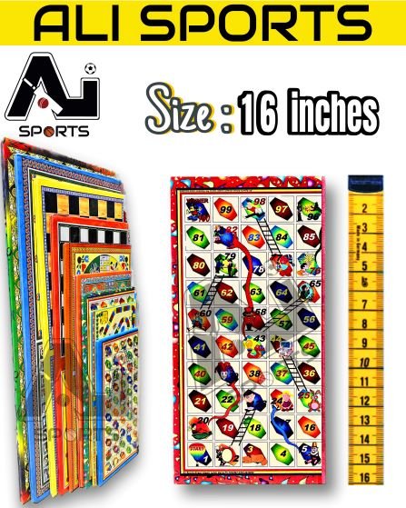Ali Sports Cardboard/Gatta Ludo - 16 inches (6Pcs or 12Pcs)