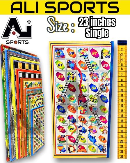 Ali Sports Single Cardboard/Gatta Ludo - 23 inches (6Pcs or 12Pcs)