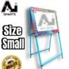 2 in 1 Small Wooden Standing Whiteboard and blackboard