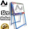 2 in 1 Medium Wooden Standing Whiteboard and blackboard