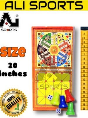 Ali Sports Hard Lasani Wooden Folding Ludo - 20 inches (6Pcs or 12 Pcs)
