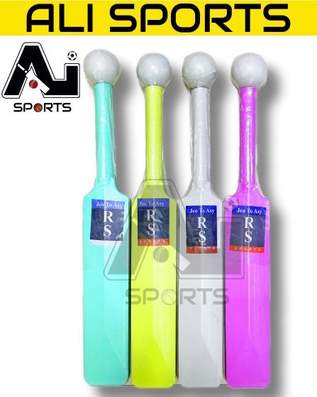 Large RS Single ball Plastic Bat - Pack of 12Pcs