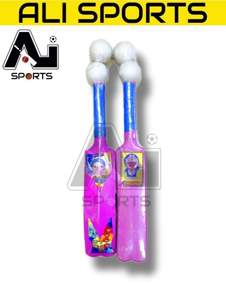 Small Anjum Double ball Plastic Bat - Pack of 12Pcs