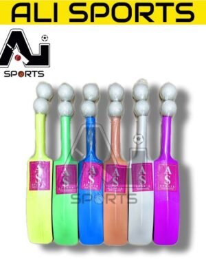 Small AS Double ball Plastic Bat - Pack of 12Pcs
