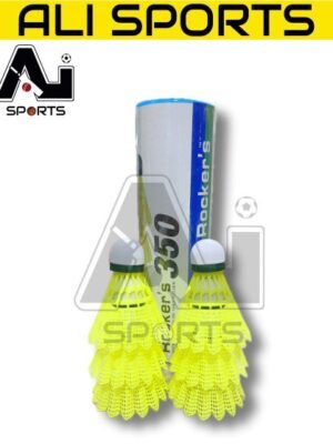 Rocker's 350 Plastic Shuttlecocks - Pack of 6Pcs