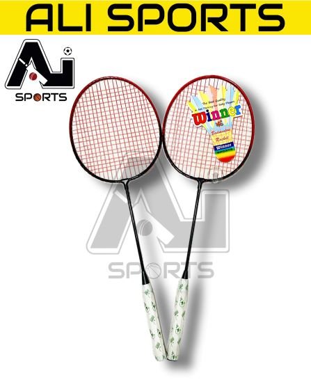 Badminton Rackets in Transparent Button Cover (Pair) - For Kids