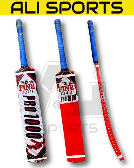 Fine Gold Pro 1000 Bat – Half Cane Handle Tape Ball Bat