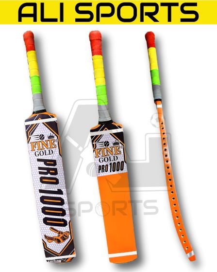 Fine Gold Pro 1000 Bat – Half Cane Handle Tape Ball Bat